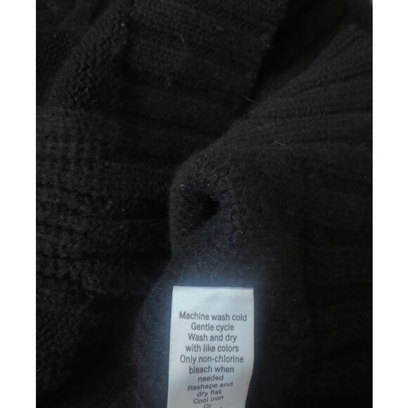 Athleta | 100% Merino Wool Black Cold Spell Hoodie Sweater | Size XXS - Picture 7 of 7